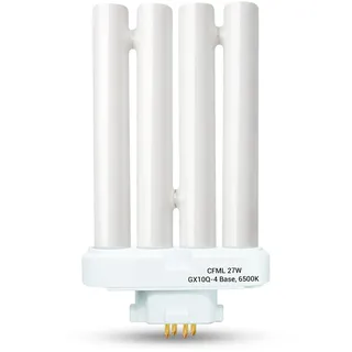 ARSUK Ersatz ydw-27fm 4-Pin 6500K – Tageslicht Leuchtmittel 6400K Energiesparlampe – Ersatz Leuchtstofflampe für Schreibtischlampe, Lupenlampe, Leselampe, Arbeitsleuchte, Leuchtstoffröhre