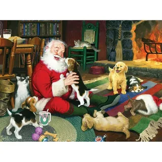 Cobble Hill Puzzle XXL Pieces Santa's Playtime 275 Teile Weihnachten