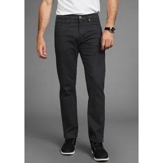 Stretch-Jeans ARIZONA, Herren, Gr. 44, Länge 34, schwarz, Denim/Jeans, Obermaterial: 98% Baumwolle, 2% Elasthan, unifarben, Basic, straight fit lang, Jeans Stretch-Jeans, gerade geschnittenes Bein, niedrige Leibhöhe