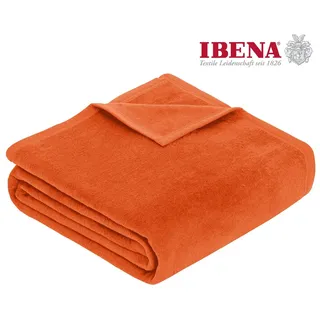 IBENA Kuscheldecke 150 x 200 cm Orange