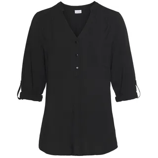 LASCANA Schlupfbluse Damen schwarz Gr.36