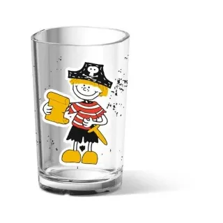 Emsa Kindertrinkglas, Mehrfarbig, 1 Stück (1er Pack), Pirat