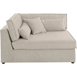 RAUM.ID Sofa-Eckelement »Enid«, Teil eines Modulsofas, fester Sitzkomfort, auch in Breitcord, beige