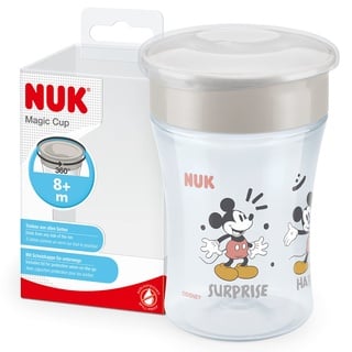 NUK Disney Mickey Mouse Magic Cup Trinkbecher grau