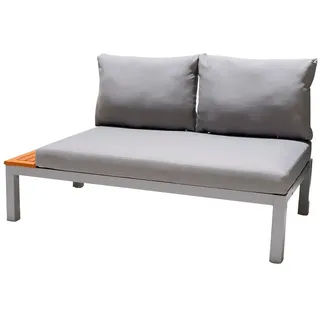 Chillvert Aluminium Bergamo Fsc Eukalyptus Garten-sofa 138.20x76.6x73 Cm - Grey - One Size