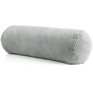 Mokebo Xxl Nackenrolle Der Powernap , Grau , Textil , 25x70 cm , Oeko-Tex® , Heimtextilien, Kopfpolster & Bettdecken, Nackenrollen & Hörnchen