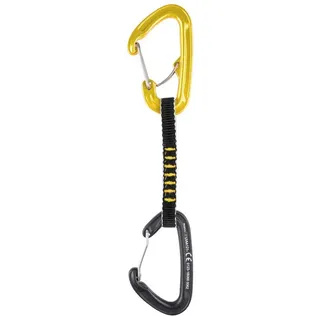 Grivel Alpine Plume Captive Expressschlinge - Black / Yellow - 16 cm