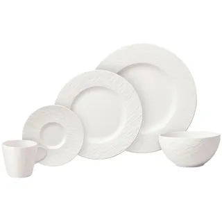 Villeroy & Boch Manufacture Rock Kombiservice 20-tlg. weiß