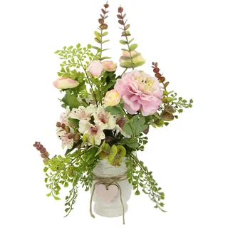 I.GE.A. »Arrangement Blüten/Ranunkel« Topf aus Keramik,