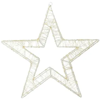 Home Styling Collection Weihnacht Stern 38 cm , Metall , 8x38x38 cm , Dekoration, Weihnachtsdekoration