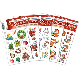 Herma Aufkleber Weihnachtsmotive 210 Stück mehrfarbig
