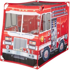 Melissa & Doug Feuerwehrauto-Spielzeug-Zelt | Rollenspielzeug | Spielen Zelt für Kinder| 3+ | Geschenk für Jungen oder Mädchen