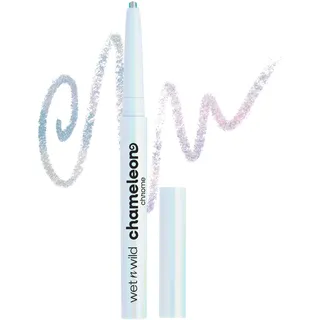 wet n wild Chameleon Chrome Eyeliner, Wasserfest und Einziehbar, Lichtreflektierende Pigmente für eine Dynamische Farbveränderung, Wischfest, 18 Stunden Haltbarkeit, Electric Prism