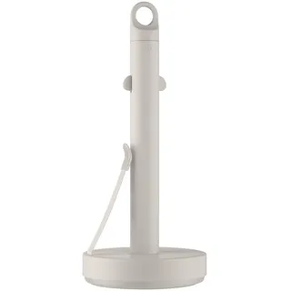 blomus Küchenrollenhalter -Loop- | Edelstahl pulverbeschichtet | Moonbeam | H 34 cm x B 15 cm x T 15 cm
