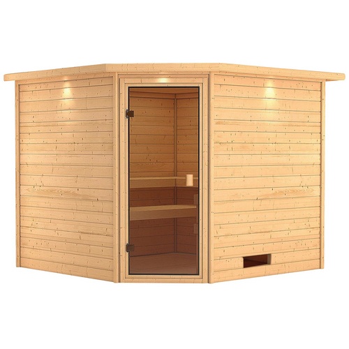 Bild von Sauna Leona ohne Ofen beige