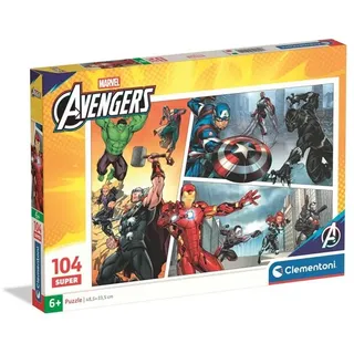 Clementoni Puzzle Super Avengers 104 pieces 2D Puzzles