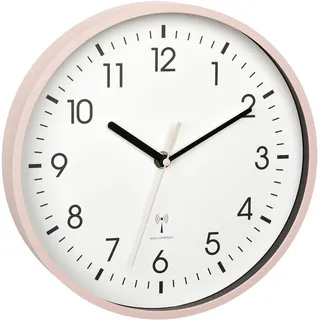 TFA Analoge Funk-Wanduhr 24,5 cm 60.3550.16 rosa