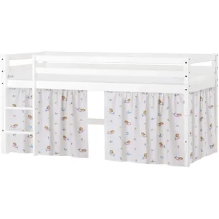 Hoppekids Hochbett ECO Dream 101 x 208 cm Kiefer massiv beige