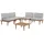 Lounge Set 5-tlg. Grau