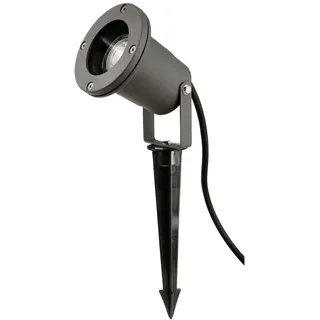 Deko-Light Außenleuchte Metall rund 35 cm GU10 schwarz