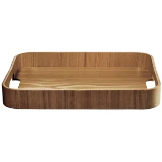 Asa Selection Serviertablett Holz – rechteckiges Weidenholz Tablett