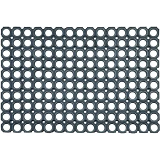 ASTRA-Kollektion Fußmatte Gummi Quadro light 40 cm x 60 cm