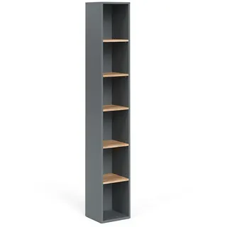 Vicco Viktor Hochschrank 30 x 188,6 cm Anthrazit/Goldkraft Eiche Holzwerkstoff