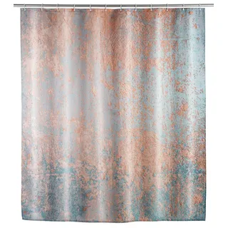 Wenko Duschvorhang Agate 180 x 200 cm blau