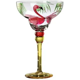 Generisch Mundgeblasene Margarita-Gläser, moderne Barbecher, Cocktailgläser, Trinkgläser für Zuhause, Party, Hochzeit, kristallklar, 270mL (bird, 1pcs)