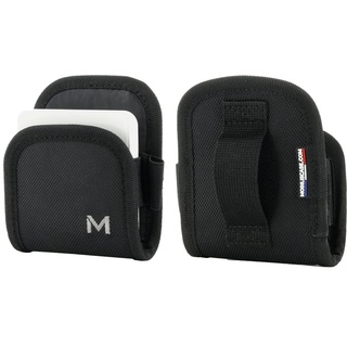 Mobilis Basic Holster kompatibel mit SumUp Air/SumUp Solo/Zettle Zahlungsterminal, Verstellbarer Gürtel, Leicht zugängliches System, Schlaufe für Kugelschreiber/Stift, Schwarz