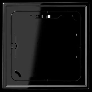 Jung Aufputz-Kappe 1fach, schwarz