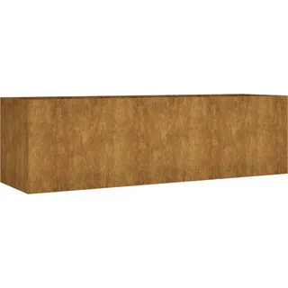 vidaXL Hochbeet 280x80x80 cm Cortenstahl - Braun