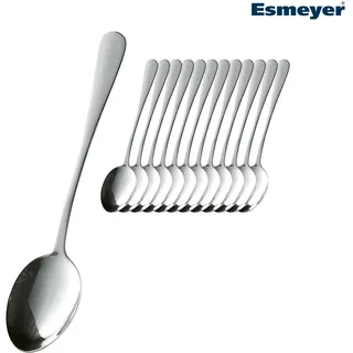 Esmeyer Langstiellöffel Sylvia 12Stück Edelstahl, Besteck, Silber