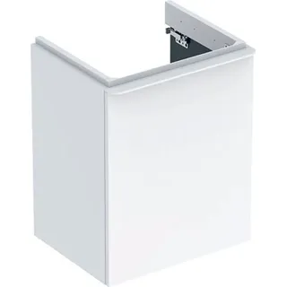 Geberit Smyle Square Handwaschbecken Unterschrank, 500363, 492x617x406mm, mit eine Tür, rechtsöffnend, 500.363.00.1 - Weiß