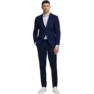 Jack & Jones Franco Anzug - Medieval Blue / Super Slim Fit - 56 - Regular