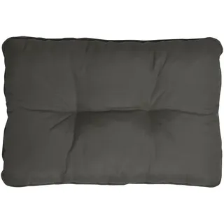 Beautissu Auflage 50 x 40 x 12 cm grau 1 St.