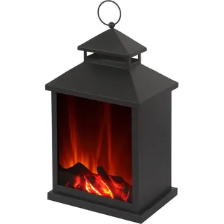 El Fuego Laterne mit Flammeneffekt AY0550