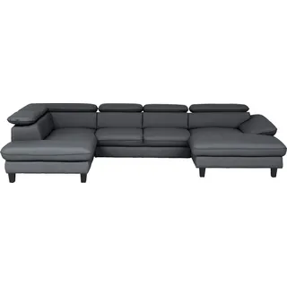 Home Affaire Wohnlandschaft U-Form grau