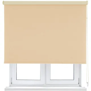 VIEWTEX Thermo-Rollo, Blickdicht, Aprikose, 120 x 250 cm, blockiert das Licht, 5 Jahre Garantie