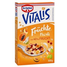 Dr. Oetker Vitalis Früchte Müsli 500g