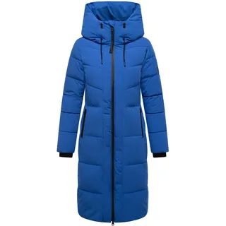 Steppmantel NAVAHOO "Steppmantel Schokokuss XIV", Damen, Gr. 5XL, blau (galaxy blau), Obermaterial: 92% Nylon NY. 8% Elasthan EL.  Obermaterial: Futter: 100% Polyester PES. 100% Polyester PES., Mäntel Steppmantel