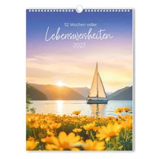 Grafik Werkstatt Das Original GmbH & Co. KG Wochenkalender LebensWeisheiten 2027