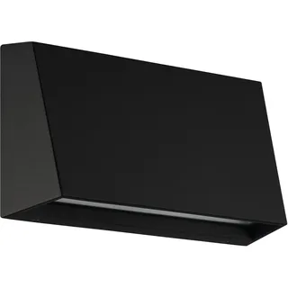 EGLO Außenleuchte Aluminium und Glas L20 x H12 cm 1 Stk. schwarz