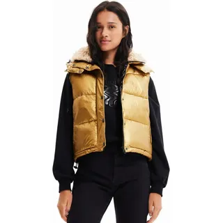 Desigual Damen-Weste Cotemburgo wattiert gold XS - Gold