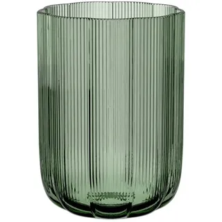 Villeroy & Boch Fleur Gifts Vase, Höhe: ca. 22,5 cm, Grün, Florale Glasvase für natürliche Blumenarrangements, Hochwertiges Glas