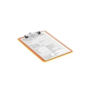 MAUL Klemmbrett MAULneon 2340641 DIN A4 neonorange Kunststoff, 1 St.