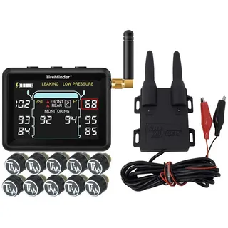 Minder Reifendrucküberwachungsmodul Tireminder I10 Rhino Booster Mit 10 Standard-sendern - Black - One Size
