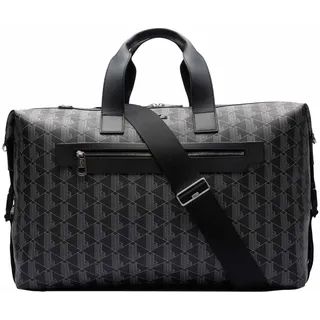 Lacoste Reisetasche The Blend Weekender Monogram Noir Gris