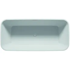 RIHO Malaga freistehende Badewanne, SolidSurface, 160x75x56,5cm, 250 Liter, B123001105