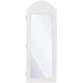 Ml-Design Schmuckschrank , Weiß , Holzwerkstoff , 9x95x35 cm , Ordnen & Aufbewahren, Schmuckaufbewahrung